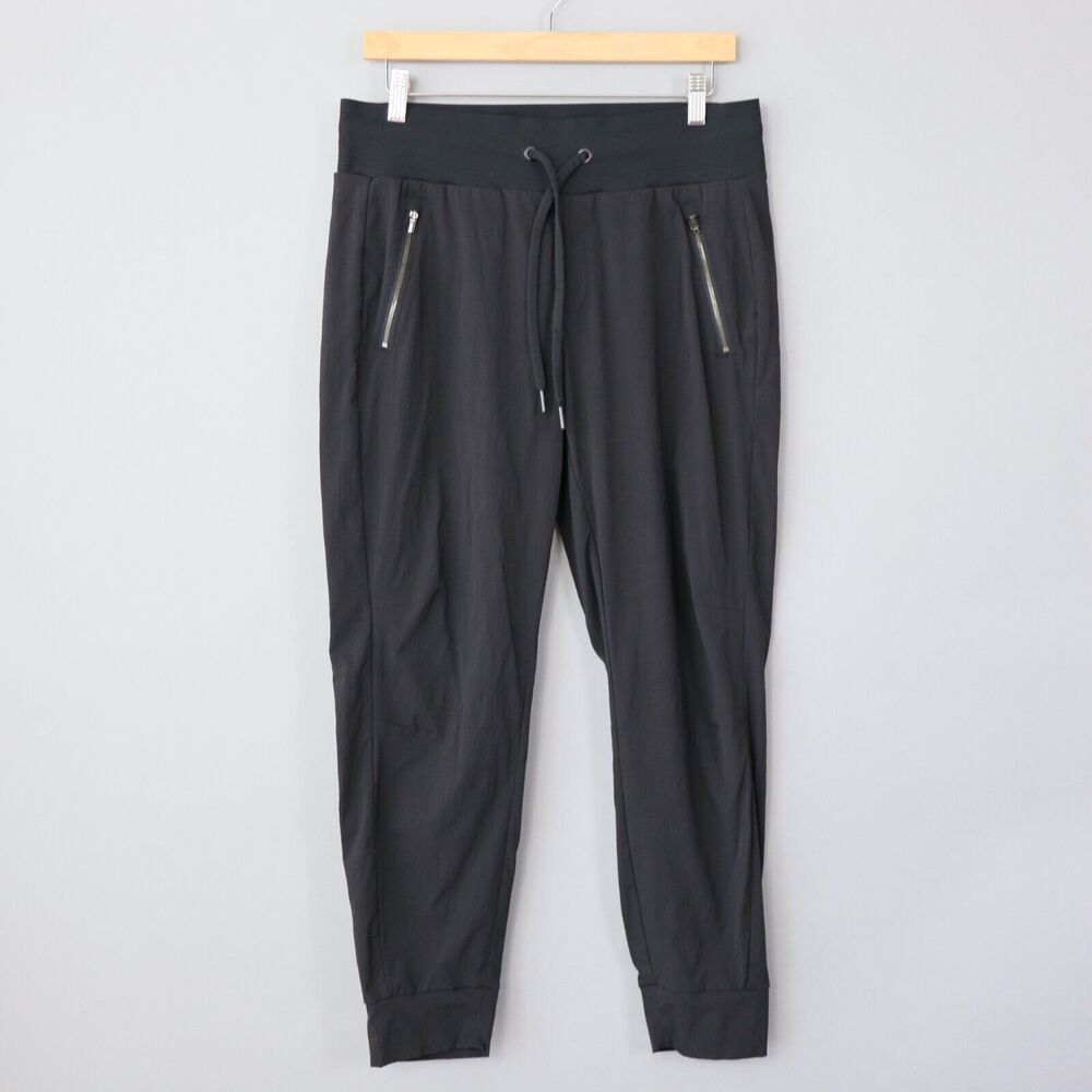 Athleta Pants Size 10 Black Trekkie North Jogger Pull on Stretch Athleisure